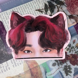 San Sticker Ateez | Waterproof Vinyl Sticker, K-Pop Ateez Sticker, Ateez Merch, Handmade, Choi San