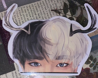 Hongjoong Ateez Sticker | Waterproof Vinyl Sticker, K-Pop Ateez Sticker, Ateez Merch, Kim Hongjoong