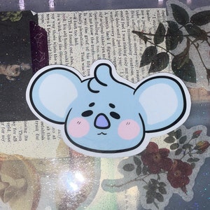 Koya BT21 Sticker | Waterproof Vinyl Sticker, K-Pop BTS Sticker, BTS Merch, Handmade, RM, Namjoon