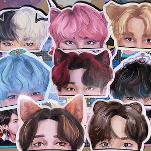 8 Makes 1 Team Ateez Sticker Pack | Waterproof Vinyl Sticker, K-Pop Ateez Sticker, Ateez Merch, Handmade Stickers