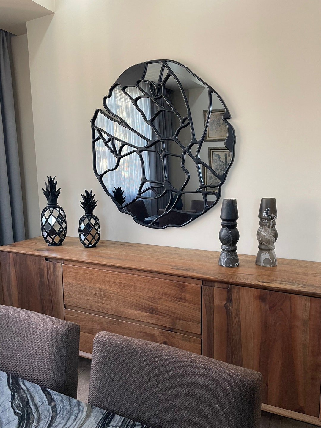 Mirror Wall Mirror wooden Mirror Framewall Decor - Etsy