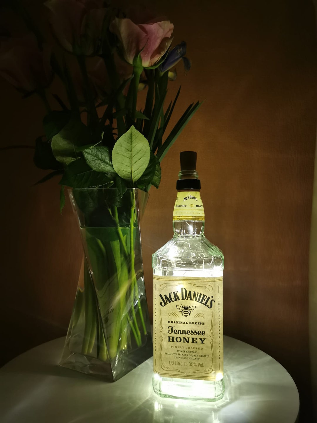 Light up Bottle Lamp, Jack Daniels Bottle Lamp, Whisky Light up Bottles ...