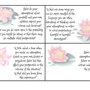 Uncovering Assumptions Flashcards for Journalling