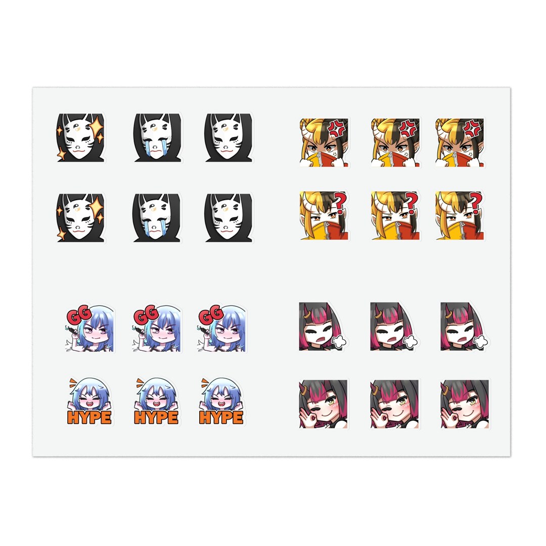 Oni Operations Japanese Sticker Sheet - Etsy