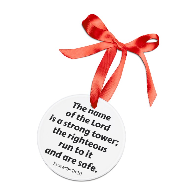 Scripture Verse Ribbon Bible Verses for Encouragement and Inspiration Faith Inspired Decor ...