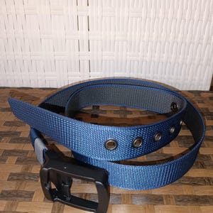 Men&#39;s Heavy-Duty Tactical Nylon Belt: Military-Grade Webbing, Adjustable Metal Buckle