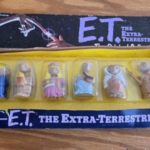 00s ET フィギュア ヴィンテージ ET family 7体セット Yahoo!オークション -「et 人形」の落札相場・落札価格
