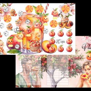Klappkarte Peaches