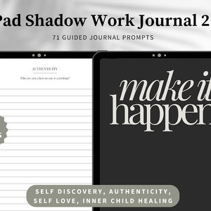 Schattenarbeit, Digitales Journal für iPad, tägliche Notizen, Self Care Journal, Self Care Planner, 5-Minuten-Journal, Goodnotes Journal, iPad