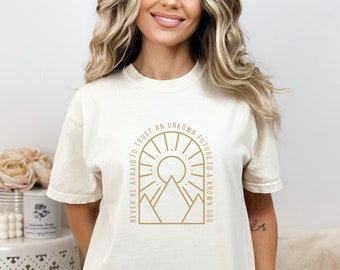 Trust in the Lord, Worship Shirt, Faith Based Tshirt, Christian Clothes, Made to Worship, Religious Gifts, Christianity Merch, Known God