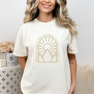 Trust in the Lord, Worship Shirt, Faith Based Tshirt, Christian Clothes, Made to Worship, Religious Gifts, Christianity Merch, Known God