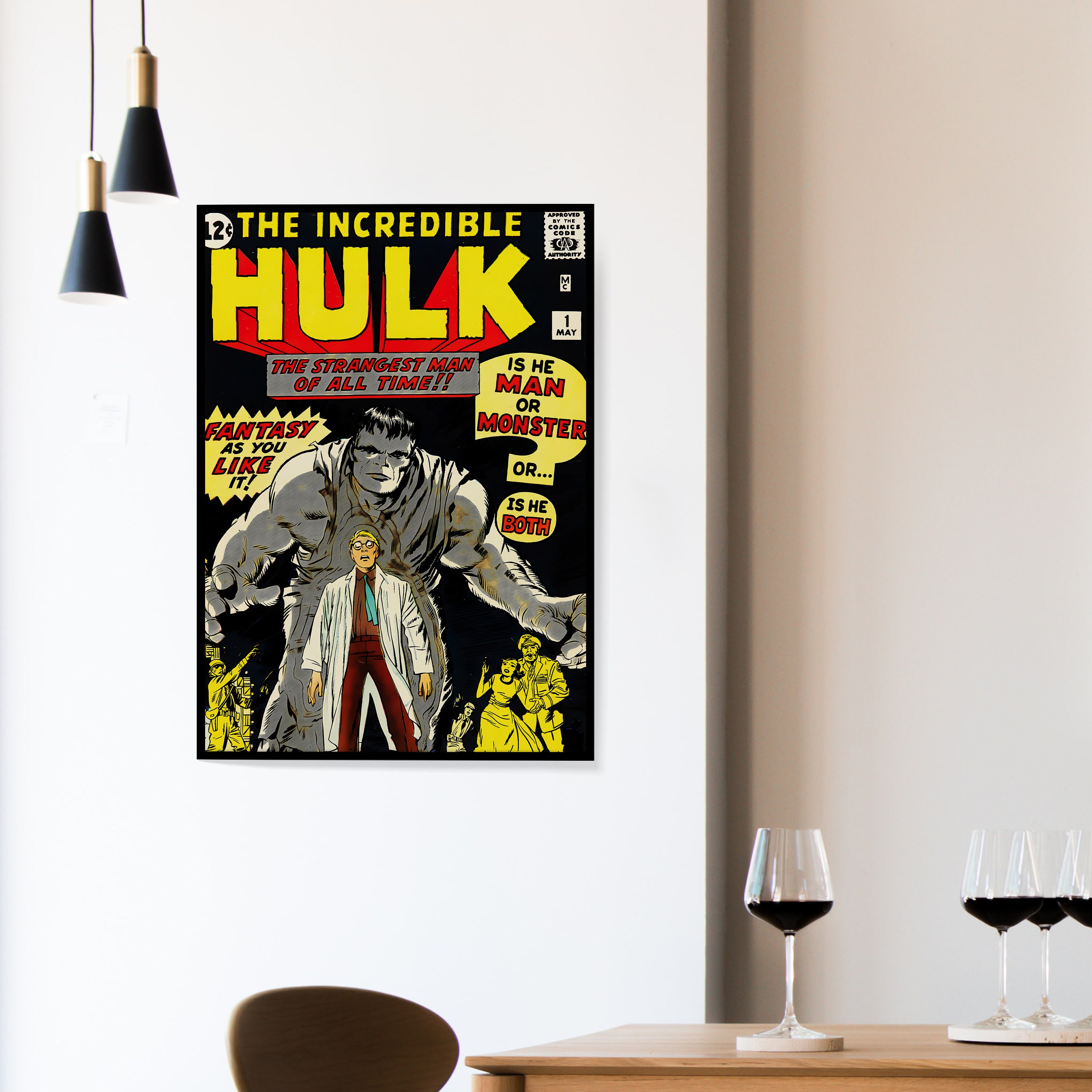 The Incredible Hulk 1 Marvel 1962 Origin and 1st Appearance Etsy