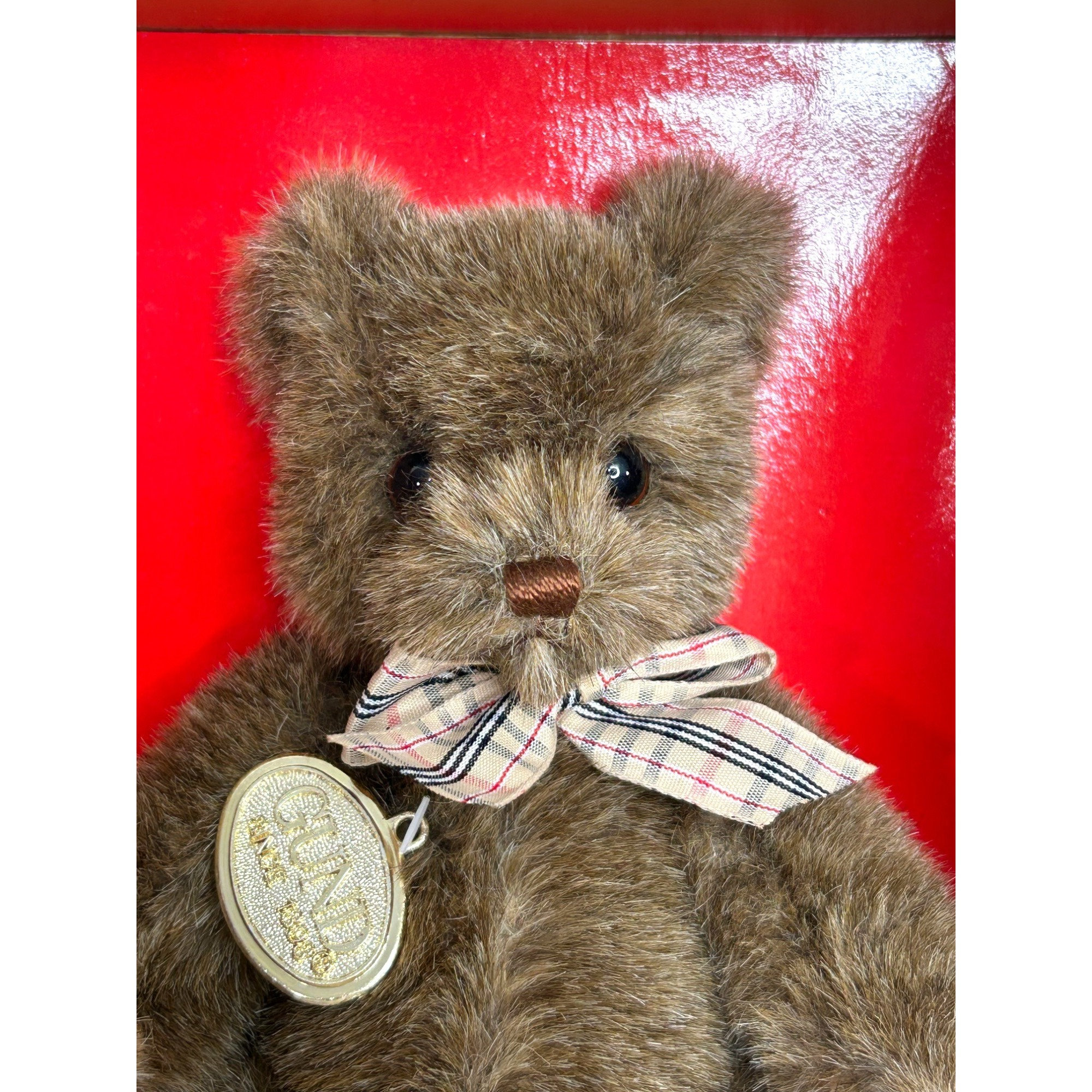 ヴィンテージ　Gund　テディベア GUND 1990 コレクターズテディベア 9.5インチ ブラウン ヴィンテージ