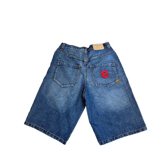 Rocawear Authentic Mens Jean Shorts 34 Blue Denim Hip Hop Wide Leg Baggy 90s Y2K Etsy UK