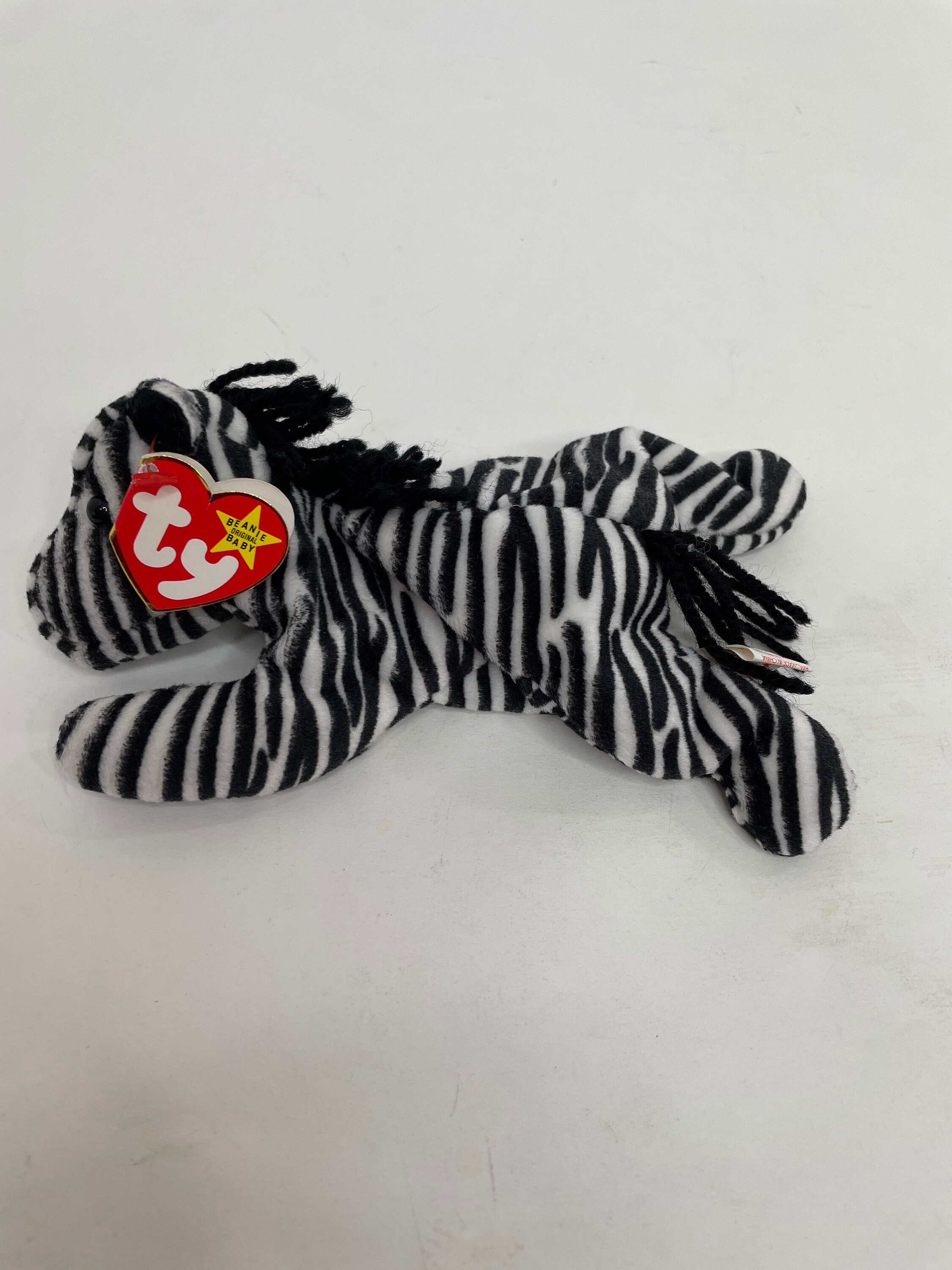 Ty Beanie Original Baby Ziggy the Zebra 1995 Beanie Babies Collection