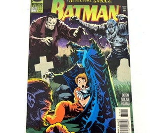 Knight Quest The Crusade Batman Comics Détective 1994 Frankenstein Mummy Wolfman