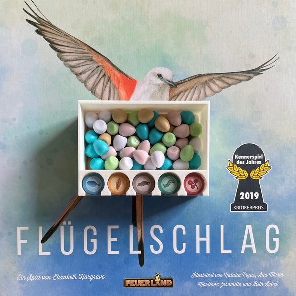 Flügelschlag / Wingspan Food & Egg Einsatz / Organizer