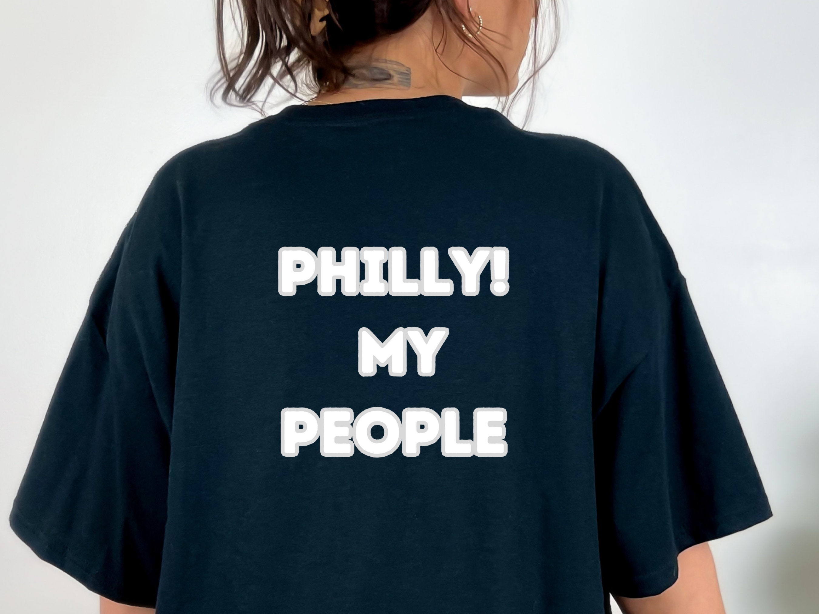 Discover Bruce Springsteen Philly Love Camiseta de Doble Cara Unisex