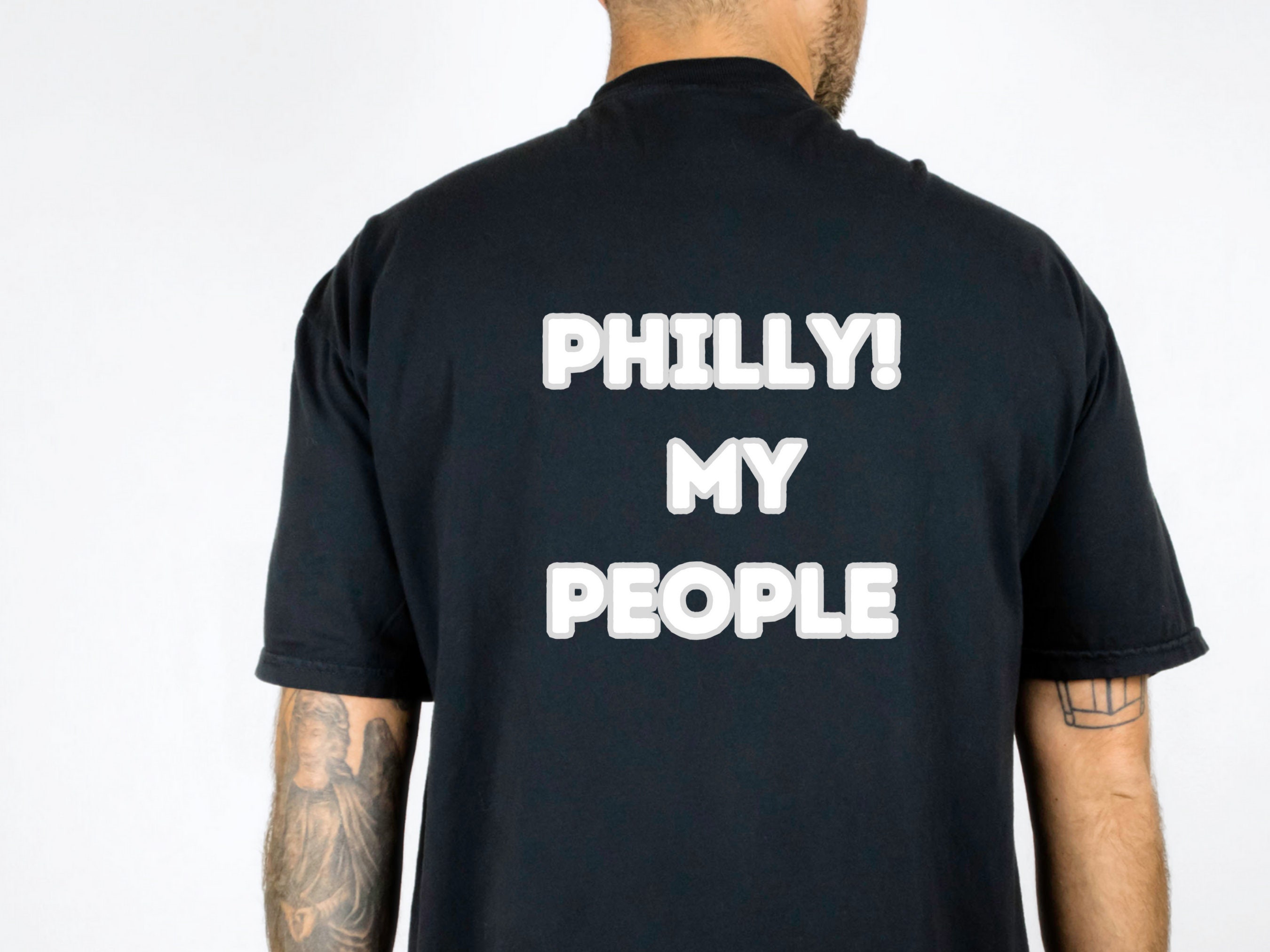 Discover Bruce Springsteen Philly Love Camiseta de Doble Cara Unisex