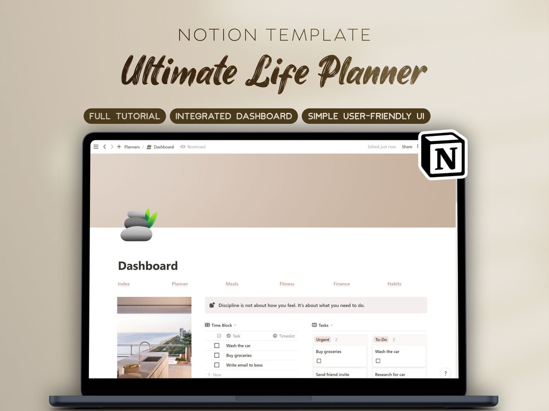 2024 Notion Template Ultimate Life Planner, All in One Aesthetic ...