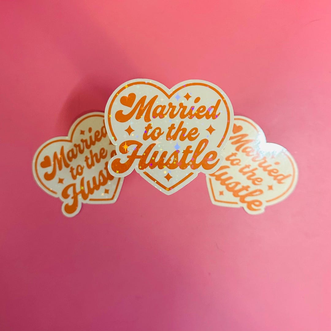 Swifty Sticker Married to the Hustle-life of a Showgirl Sparkly Sticker-swifty Sticker ...