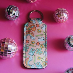 Back To School Chapstick Holder-Teacher Chapstick Holder-Cute Chapstick Holder Keychain-Keychain Accessories-Lip Balm Holder