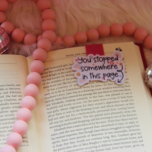 You Stopped Somewhere on This Page-Magnetic Bookmark-Bookmark magnetic-Magnetic bookmark-Fun magnetic bookmark-Funny Bookmark-Cute  bookmark