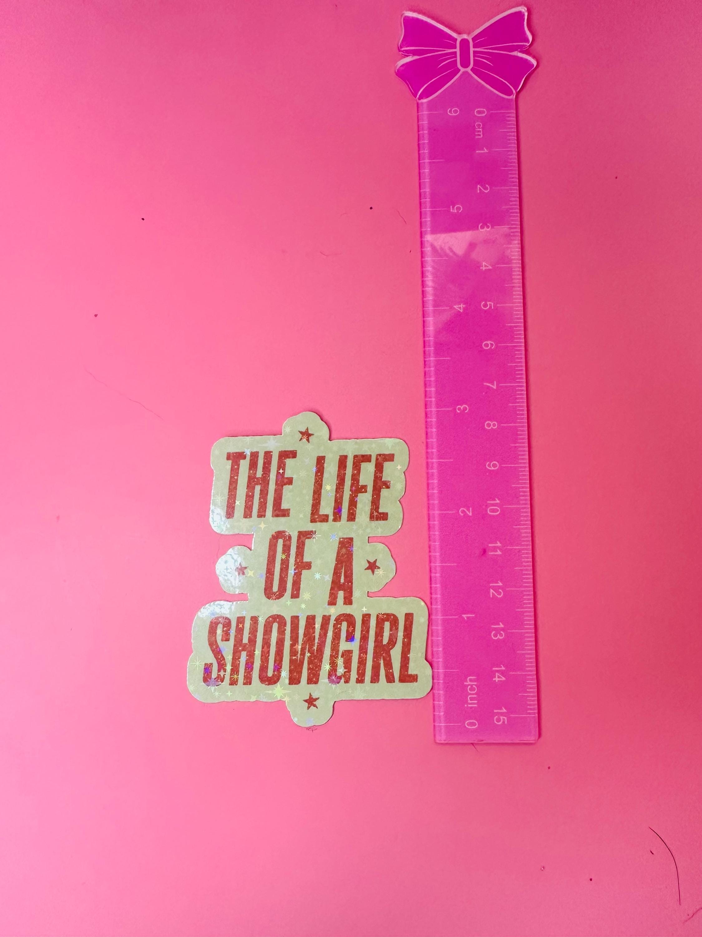 Swifty Sticker Life of a Showgirl Sparkly Sticker-swifty Sticker-positive Vibes-cute ...
