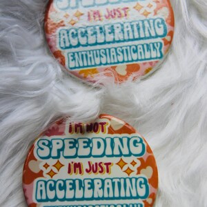 Funny Car Coasters: &quot;I&#39;m Not Speeding Just Accelerating&quot; Ceramic Absorbent Car Accessory