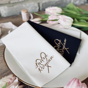 Personalized napkins, Soft linen like napkins disposable, Personalized napkins, DINNER,napkins, Wedding napkins, Decorpress