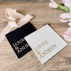 Custom Cocktail Napkins for Wedding, Engagement,  Soft linen like napkins, luxury wedding napkins, custom foil napkins