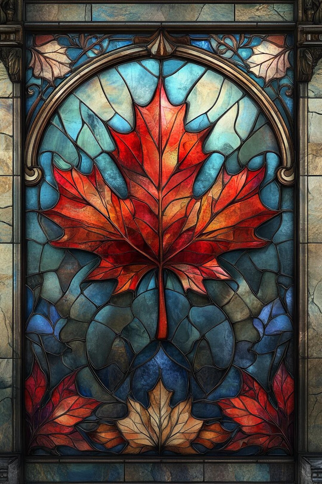 Canada Maple Leaf Cross Stitch Pattern. Instant PDF Download. 60k ...