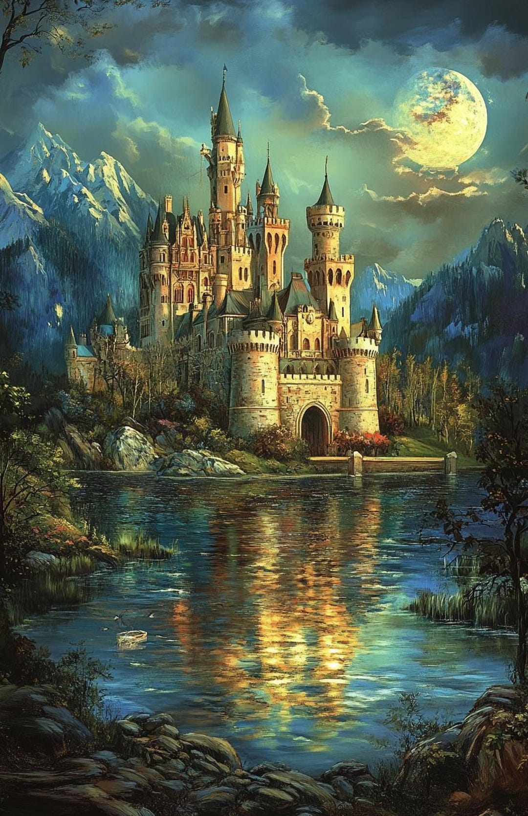 Magic Fairy Castle Cross Stitch Pattern. Instant PDF Download. 58,200 ...