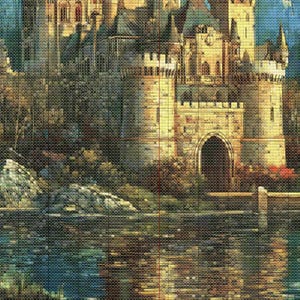Magic Fairy Castle Cross Stitch Pattern. Instant PDF Download. 58,200 ...