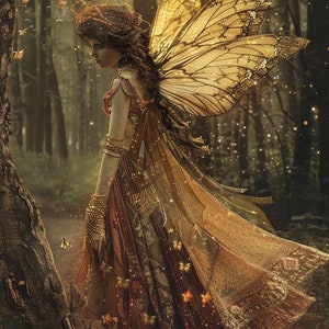 Fae 05 Cross Stitch Pattern. PDF Downloadable Cross Stitch Pattern. 60,000 Stitches
