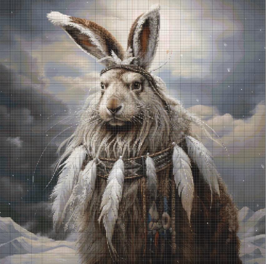 Shaman Pattern Shaman Hare Cross Stitch Pattern. Instant PDF Download. 62,500 Stitches ...