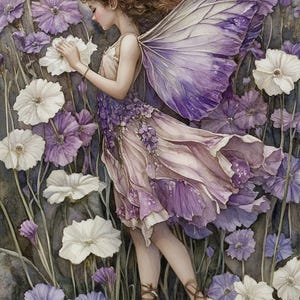 Fairy cross stitch pattern. Instant PDF Download. 64,500 Stitches