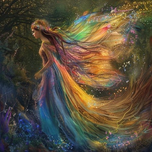 Fae 06 Cross Stitch Pattern. PDF Downloadable Cross Stitch Pattern. 90,000 Stitches
