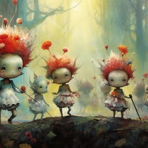 Pixie Fairy warriors Kreuzstichmuster. Sofort PDF Download. 50.400 Stiche