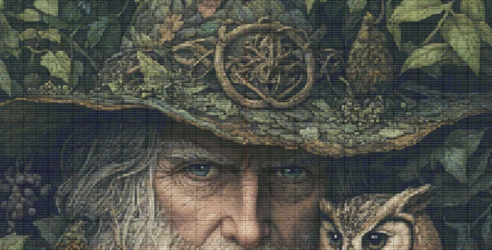 Wizard Cross Stitch Pattern - PDF Download - Instant Download - 40,000 ...