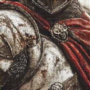 Templar Knight Cross Stitch Pattern. Instant PDF Download. 60k Stitches ...