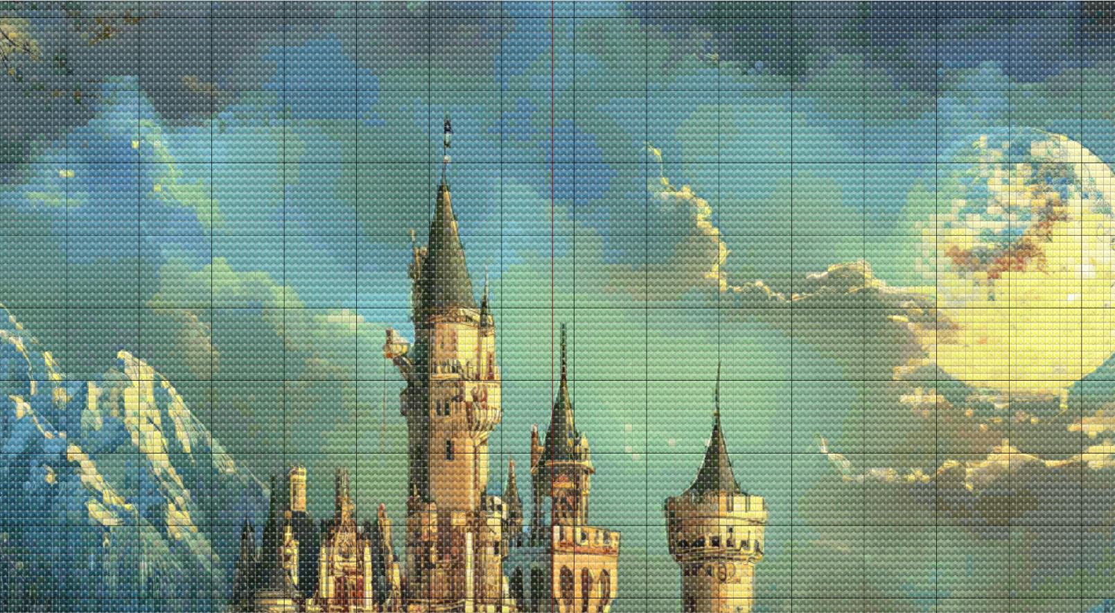 Magic Fairy Castle Cross Stitch Pattern. Instant PDF Download. 58,200 ...