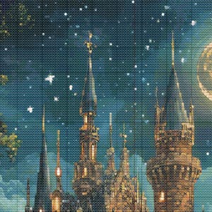 Magic Fairy Castle Cross Stitch Pattern. Instant PDF Download. 58,200 ...