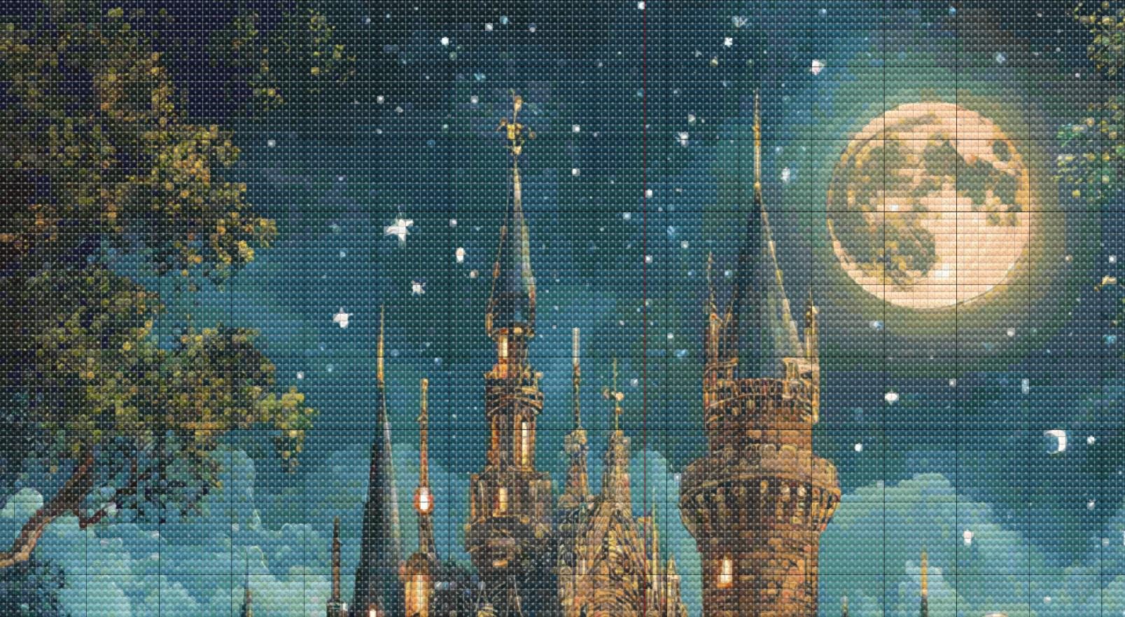 Magic Fairy Castle Cross Stitch Pattern. Instant PDF Download. 58,200 ...