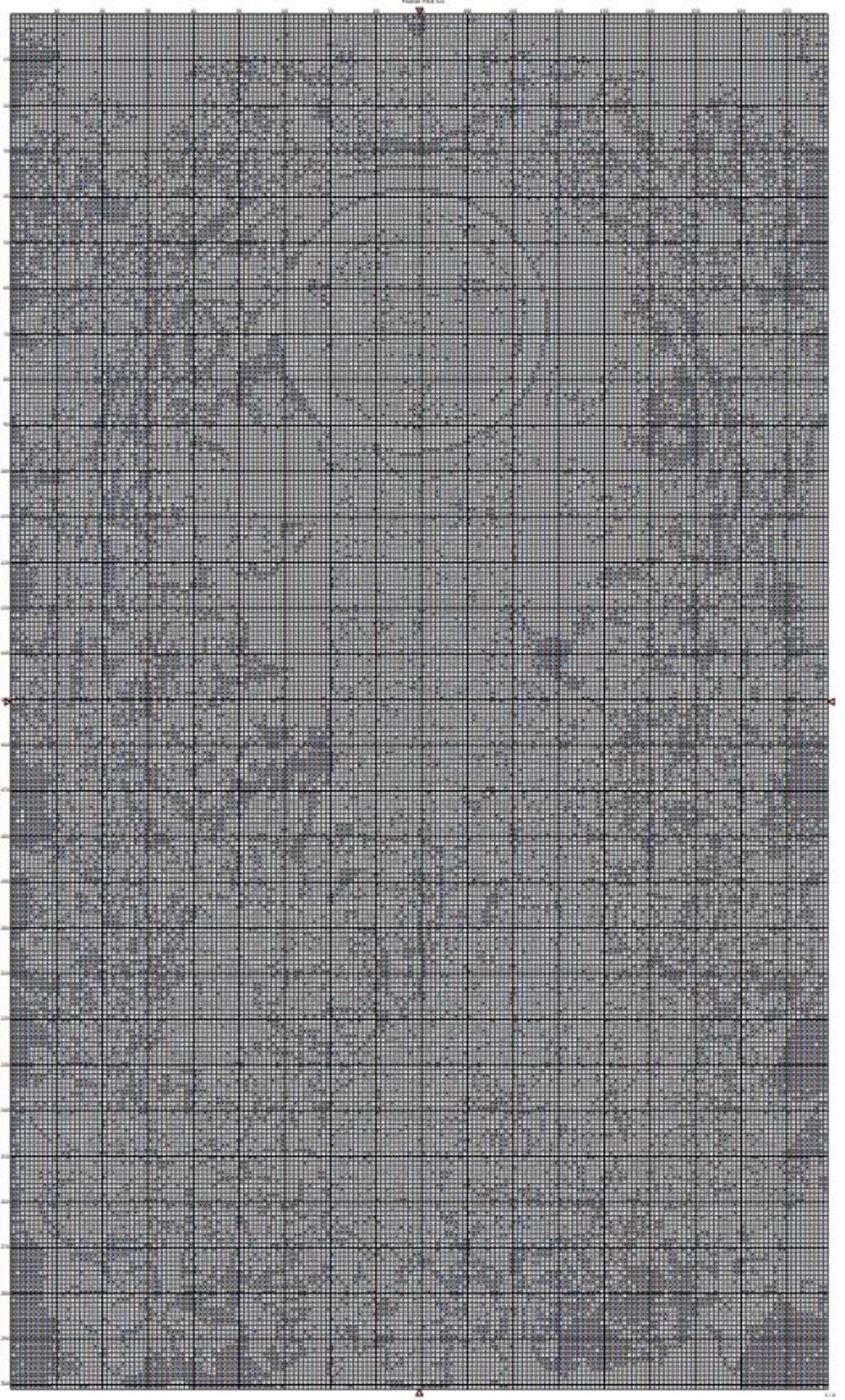 Pattern Dxl Floral Fox Cross Stitch Pattern. Instant PDF Download. 53,879 Stitches ...