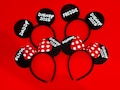Personalised Disney Ears Minnie Mickey Theme Family Headband Set Reveal Idea