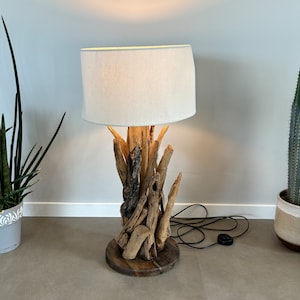 SCULPTURE LAMP, Nightlight Lamp,  Decorative Table Lamp, Unique Bedside Lamp, Rustic Living Room Decor, Mcm Decor