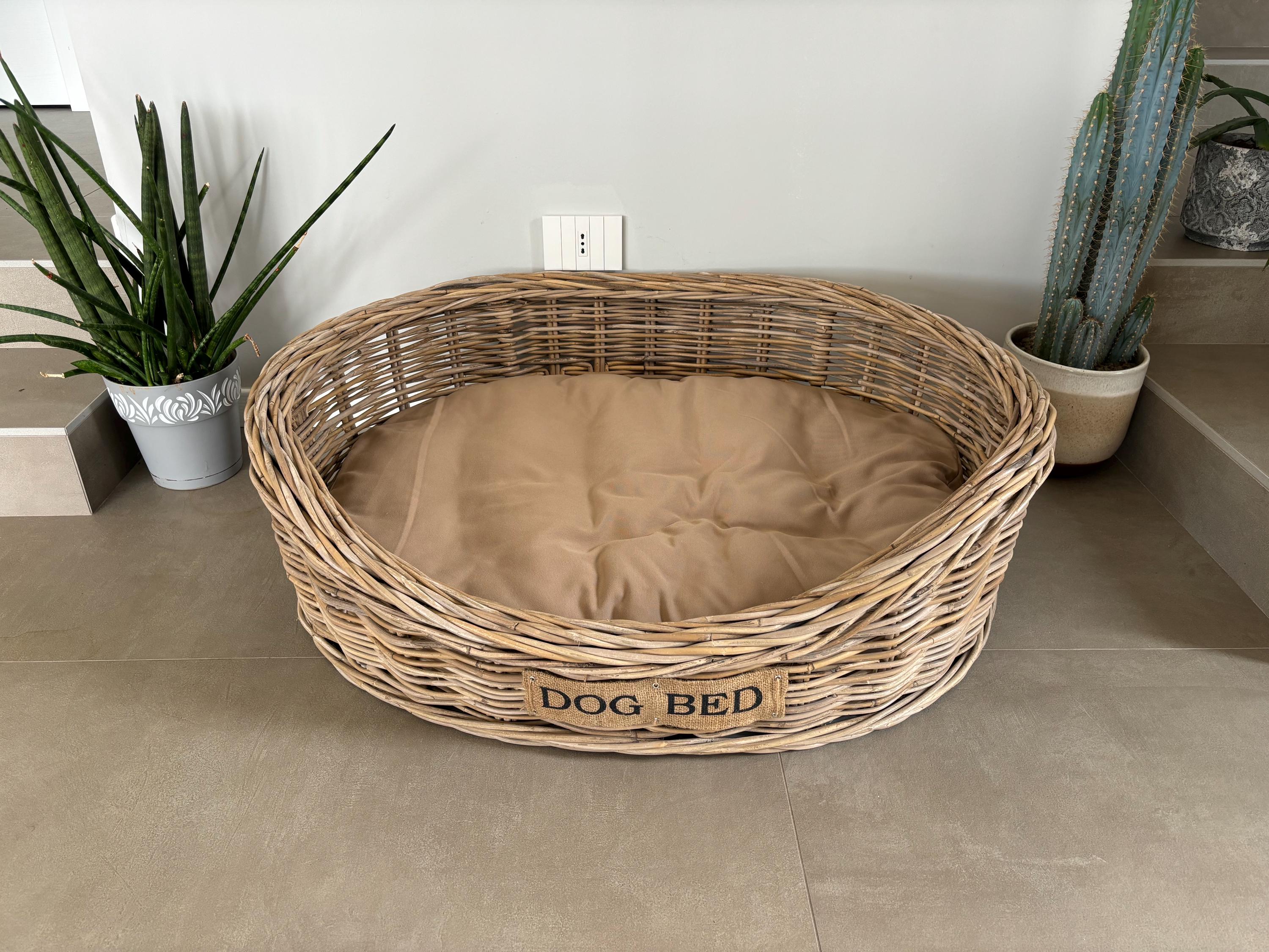 Rattan hundebett - Etsy.de