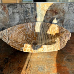 ONYX SINK, Stone Vessel Sink, Kitchen Sink, Bathroom Sink, Unique Vessel Sink, Live Edge Rough Onyx Stone Sink, Creative Barware