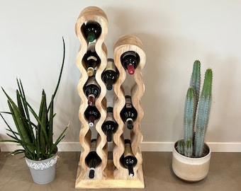 Threshold acacia wine rack sale